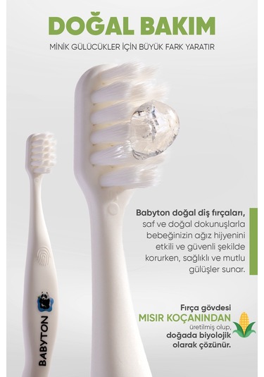 Babyton Bio Panda Çocuk Diş Fırçası