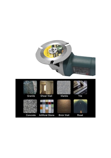 Xindoker 115mm 3 Dişli Yüksek Performanslı Tungsten Karbür Daire Testere - Ahşap, Plastik Ve Pvc Kesimi İçin