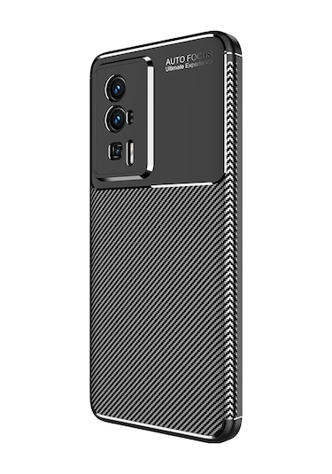 Ardemix Poco F5 Pro Kılıf Negro Silikon Kapak - Siyah Siyah