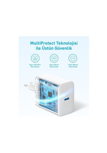 Anker A2347 20W Hızlı Şarj Adaptörü