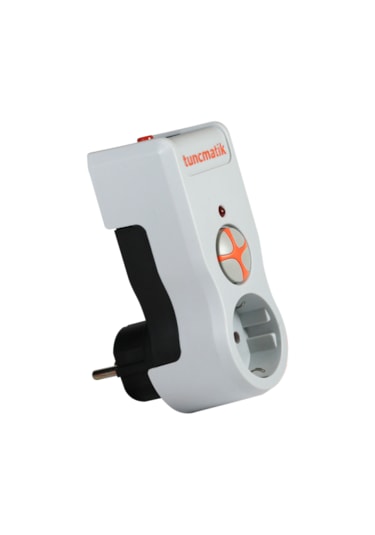 Tunçmatik Powersurge TSK5078 525J Akım Korumalı Tekli Priz Beyaz