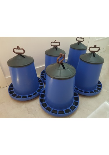 5 Adet 15 Lt Tavuk Hindi Ördek Kaz  Yemlik