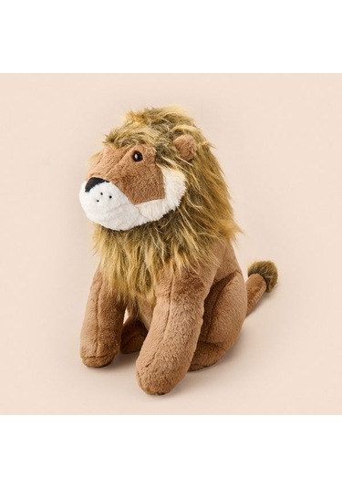 Evidea Soft Ormanların Kralı Aslan Figürlü Yastık - Kahverengi - 30x55 Cm Kahverengi