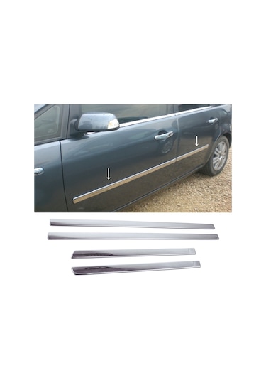 Znz Otomotiv Ford Focus Krom Yan Kapı Çıtası 4 Kapı Paslanmaz Çelik 2004-2010 Arası