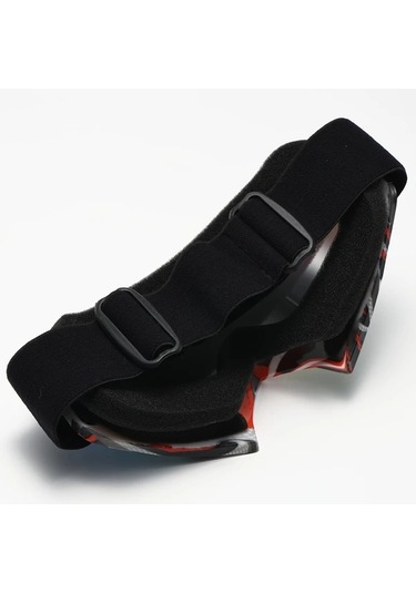 Willowhaven Kırmızı Sarı Anti Fog Kayak Gözlüğü Tpu Ayarlanabilir Yetişkin Snowboard