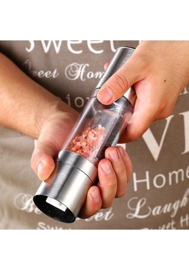 Besthome1 Çift Bölmeli Karabiber Öğütücü, Baharat Şişesi, Mutfak Keyfi Diğer