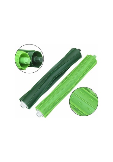 Irobot Roomba Uyumlu Yedek Fırça Başlıkları - 2 Çift B Inox