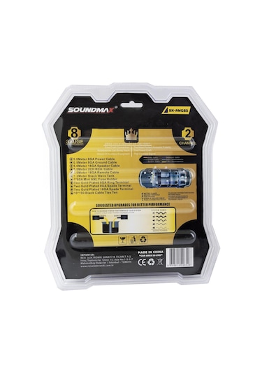 Soundmax Sx-awg83 8 Ga Oto Anfi Kablo Kiti