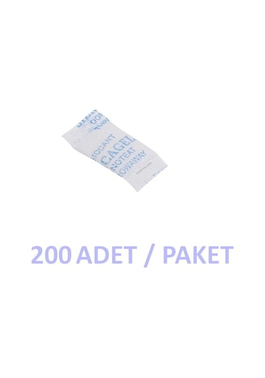 Silikajel Nem Alıcı 0.5g - Poşetli Küf Önleyici 200ad/paket
