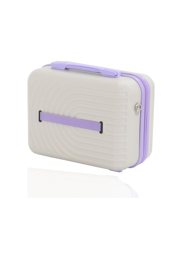 Mçs Polipropilen 2li Valiz Seti Kabin & Makyaj V374 S21yy1000134-set 10729 Kemik/lila Kemik - Lila
