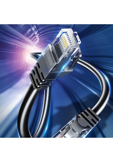 Essager  1000 Mbps Cat6 Ethernet Kablosu 15 Metre - Yuvarlak Tel Round Wire
