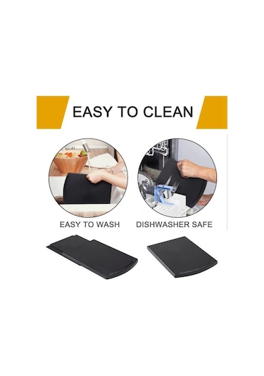 Metabagua Mutfak Caddy Sürgülü Tepsi, Mutfak Hacks Kahve Kaydırıcısı, Sürgülü Tepsi Sw5vrq Siyah