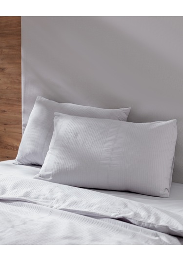 Madame Coco Rosalie Tek Kişilik %100 Pamuk Armürlü Nevresim Takımı - Açık Gri Gri