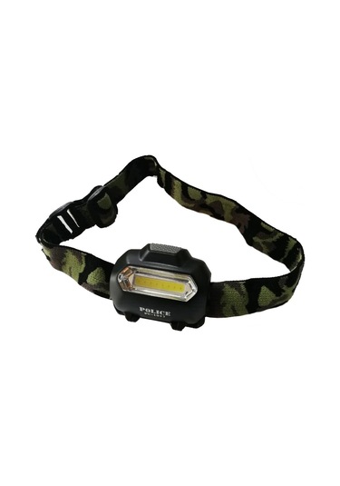 Police Pc - 1917 Cob Led Kafa Feneri Siyah