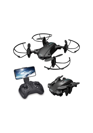 Samdoo H2 Mini Katlanabilir Drone: 4k Kamera, Hız Kontrolü, Başsız Mod Ve İzleme Uçuşu Özellikleriyle Pil Dahil