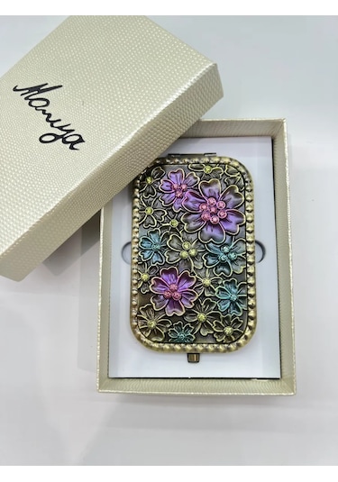 Mama Karma Cep Aynası Katlanabilir Hediye 303162564 Altın Rengi