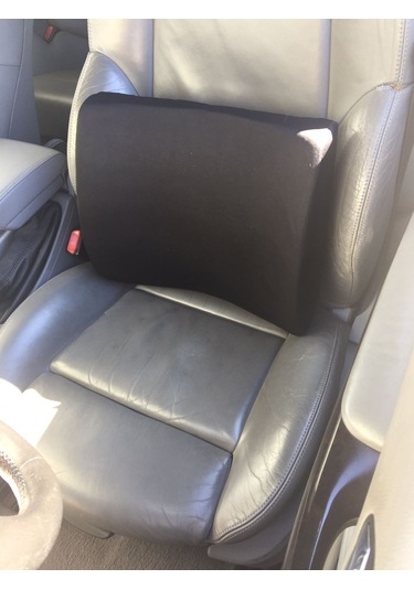 Viscoli Ortopedik Bel Yastığı Sırt Yastık Minder Çift Cırt Cırtlı Lastik