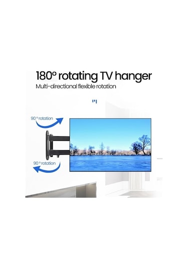 Kol Monitörü, 14 İla 32 İnç Lcd Led Monitör İçin Evrensel Ayarlanabilir Tv Duvar Montaj Braketi