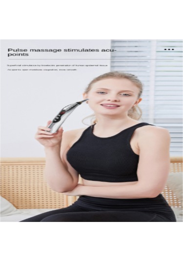 Mufunye Otomatik Akupunktur Noktası Bulucu, Masaj Çubuğu, Ev Tipi Elektronik Akupunktur Ve Moksibüsyon Aracı Varsayılan