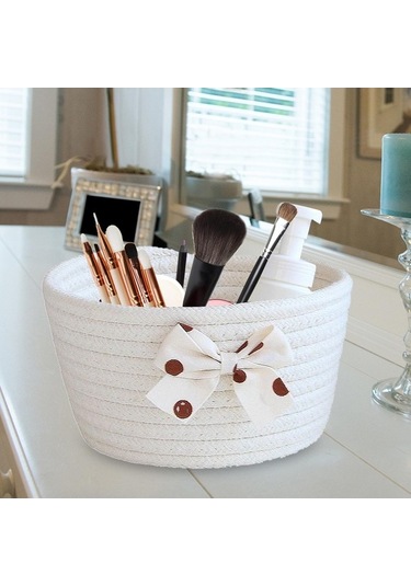 Pazly Taşınabilir Suntek Sepeti Magideal Depolama Dayanıklı Cm Aşınmaya 16.5x9 - Kw Beyaz