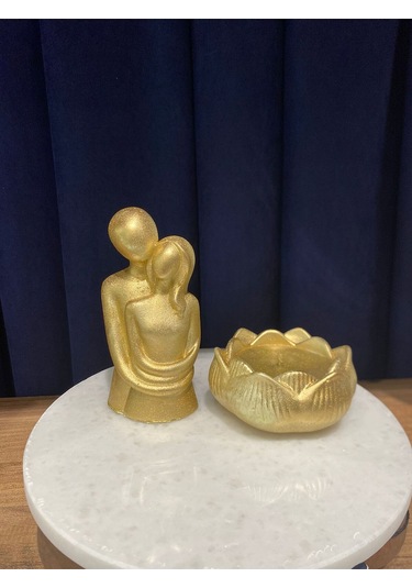 Bernami Biblo Pinterest Altın Gold Rengi Sarılan Çift, Lotus Mumluk Seti