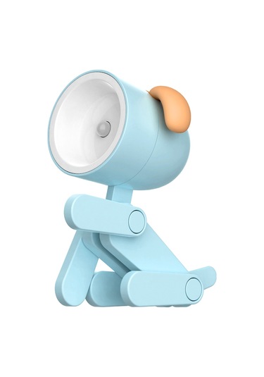 H46769bl Karikatür Gece Lambası Çocuk Lambası Mini Köpek Led Açık Mavi Diğer