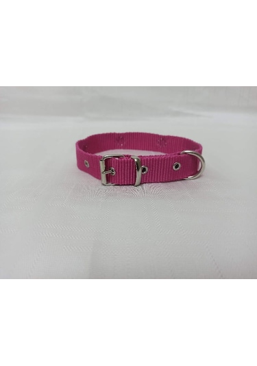 Küçük Irk Köpek Tasması Boy 50 Cm En 2.5 Cm Pembe