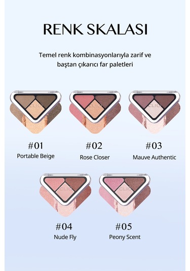 Clıo Essential Shadow Tap 01 Portable Beige