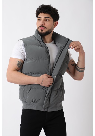 Stilkombin Göğüs Cepli Bel Lastili Nova Yelek Bl 1722 60323 Siyah