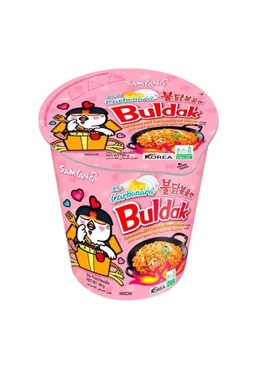 Samyang Buldak Carbonara Hot Chicken Flavor Ramen Cup 80 G