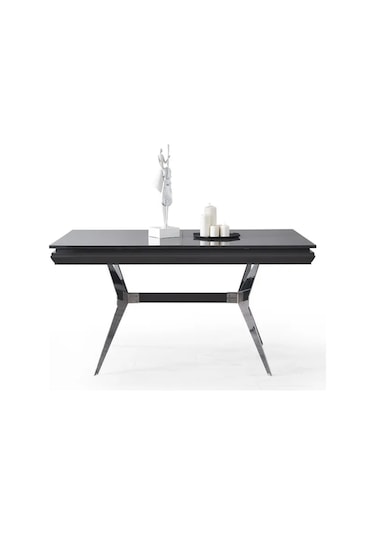 Asya Premium Yemek Odası Takımı Yemek Masası + 4 Adet Sandalye Gri