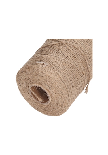 Xindoker 300 Metre 2mm Doğal Jüt İpi - Çift Katlı, Güçlü - Bahçe Bitkileri Bağlama, El Sanatları, Dekorasyon Kullanıma Uygun