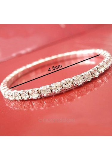 Zirkon Taşlı Suyolu Bileklik Sevgililer Günü Hediyesi Çok Renkli