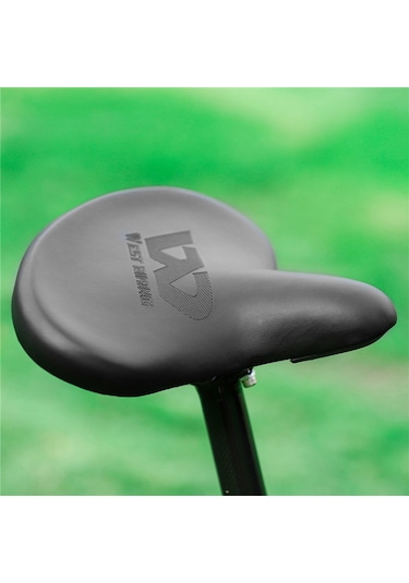 Skycıty Bisiklet Selesi - Şok Emici Geniş Rahat Minder, Yansıtıcı Kayışlı Konforlu Taban Çok Renkli