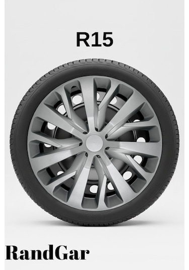 Renault Clio 4 15 İnç Jant Kapağı 4 Adet Gri G115 Rand