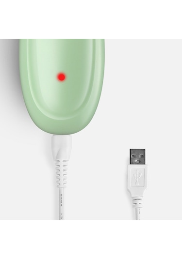 Sones Bebek Ve Çocuk Saç Kesme Makinesi Elektrikli Saç Kesme Makinesi Şarj Edilebilir Tıraş Makinesi Yeşil