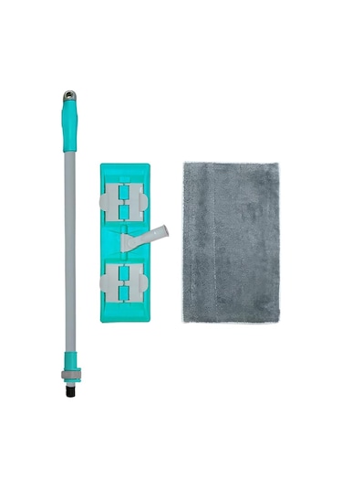 Smarter Magıc Mop + 3 Yedek Mop Paspas Mandallı Yüzey Temizlik Havlusu Bezi Uyumlu