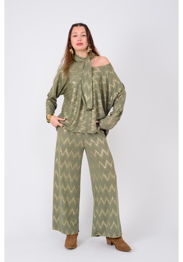 Park Moda 19718 Shıne Pantolon Haki