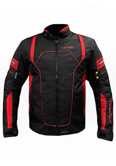 Xspeed Anger Plus 4 Mevsimlik Korumalı Motosiklet Montu Kırmızı