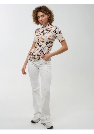 Sherbi Balıkçı Yaka Büyük Ve Küçük Bedenler Uzun Kollu 366009700 Beyaz