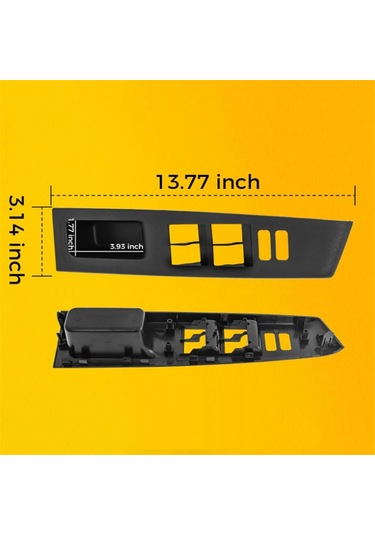 Crackedice Toyota Yaris İçin Araba Ön Cam Anahtarı Kontrol Paneli Kapağı