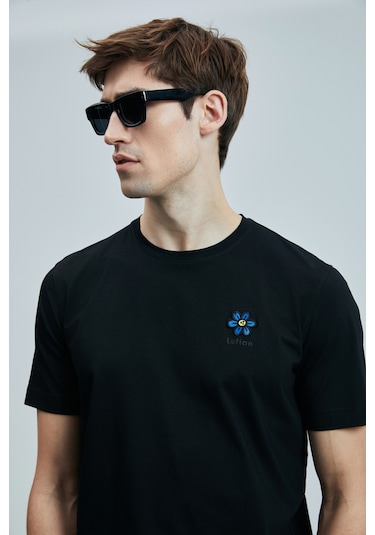 Lufian Peace Modern Grafik T- Shirt Siyah Siyah 111020246100100 Siyah Lufian Peace Modern Grafik T- Shirt Siyah Siyah 111020246100100 Siyah