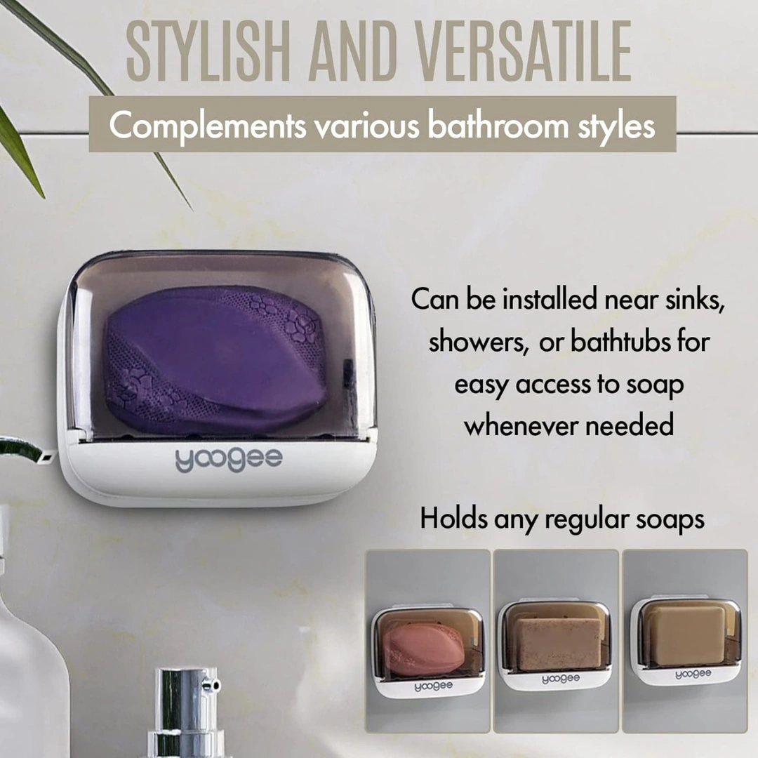 Çekmece Model Pratik Katı Sabunluk Su Biriktirme Hazneli Hijyenik Ve Şık Sabun Kabı Diğer