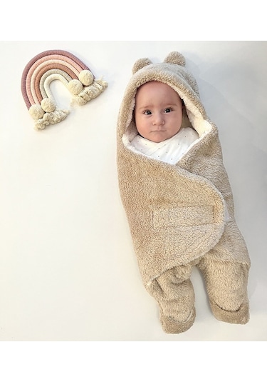 Rokeff Wellsoft Dış Kundak 0-6 Ay Bej-Krem Bej - Krem