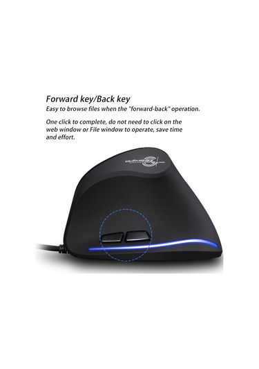 Geeroyoo "t-20 Dikey Ergonomik Şarj Edilebilir 3200 Dpı Oyun Faresi - Pc/mac Uyumlu" 001