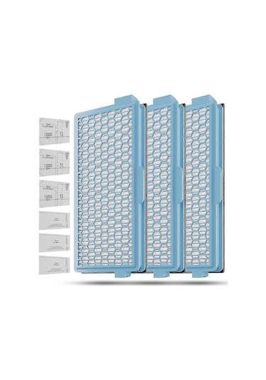 Aubyhe Miele Süpürge Filtresi Seti: S4000/s5000/s6000/s8000 Serileri İçin Hepa+karbon, Pet Evleri İçin Kokuları Giderir, 3'lü Paket
