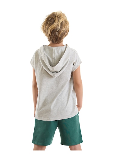 Denokids Mshb&g Animals Erkek Çocuk T-shirt Şort Takım Çok Renkli