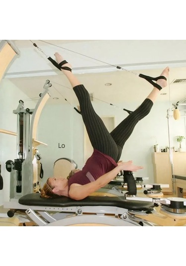 Geeksen Çift Halkalı Yoga Ve Pilates Bandı Seti - 2 Parça Siyah Çok Renkli