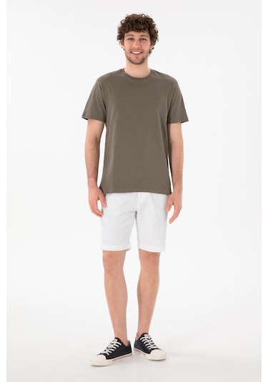U.S. Polo Assn. Erkek Regular Fit Bisiklet Yaka Vizon Basic Tişört 50305928-VR052 U.S. Polo Assn. Erkek Regular Fit Bisiklet Yaka Vizon Basic Tişört 50305928-VR052