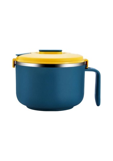 Mavi 900ml/1200ml Erişte Kasesi Kolay Saklanabilir Büyük Kapasiteli 304 Paslanmaz Çelik Anti-pas Karıştırma Kasesi Erişte 1200ml L